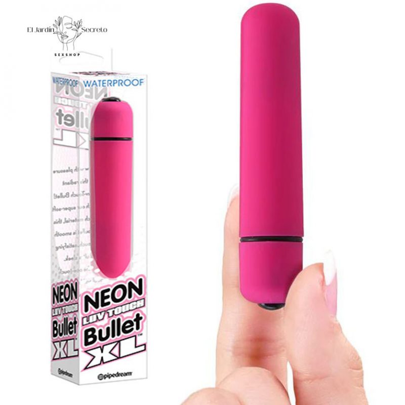 Bala Vibrador Clítoris Pezones Luv Touch Bullet XL Pink Pipedream