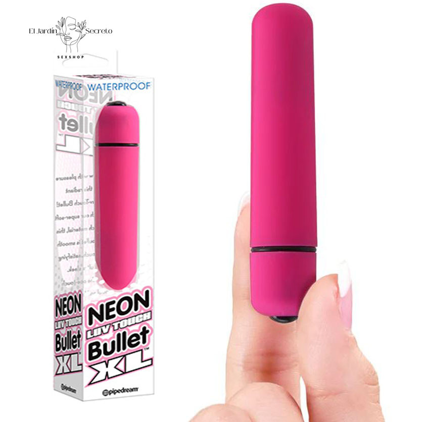 Bala Vibrador Clítoris Pezones Luv Touch Bullet XL Pink Pipedream