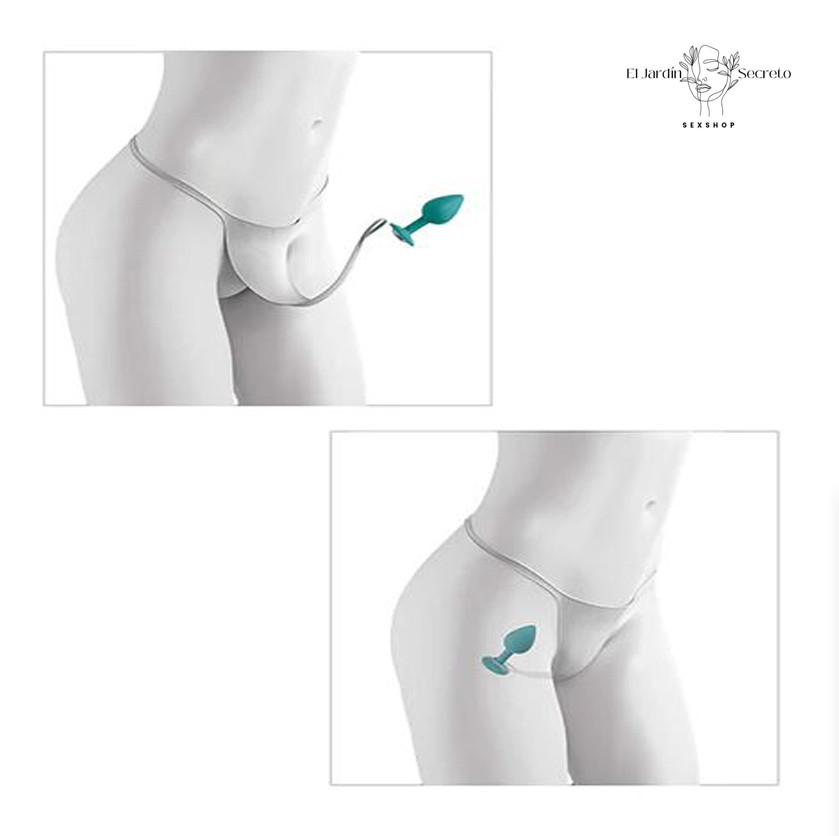 Tanga con Plug Anal Hookup Secret Gem XL-XXL de Pipedream 6 Tanga con Plug Anal Hookup Secret Gem XL-XXL de Pipedream