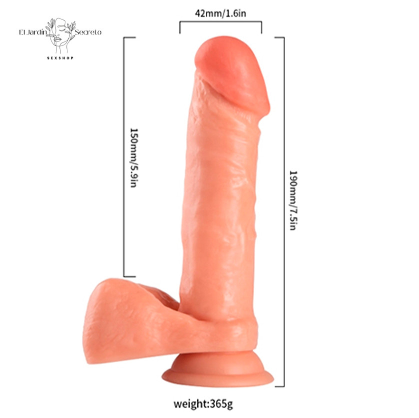 Dildo 19cm Realista Punto G Base de Succión Anal Punto G Lance Cock 4 Dildo 19cm Realista Punto G Base de Succión Anal Punto G Lance Cock