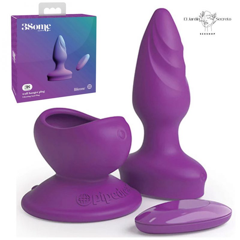 Plug Anal 12cm Punto P con Vibración El Wall Banger Plug Pipedream