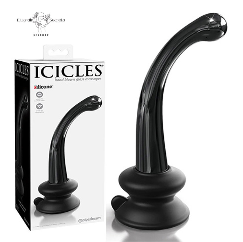 Dildo Cristal Punto G 20cm Icicles Negro No. 87 Pipedream 1 Dildo Cristal Punto G 20cm Icicles Negro No. 87 Pipedream