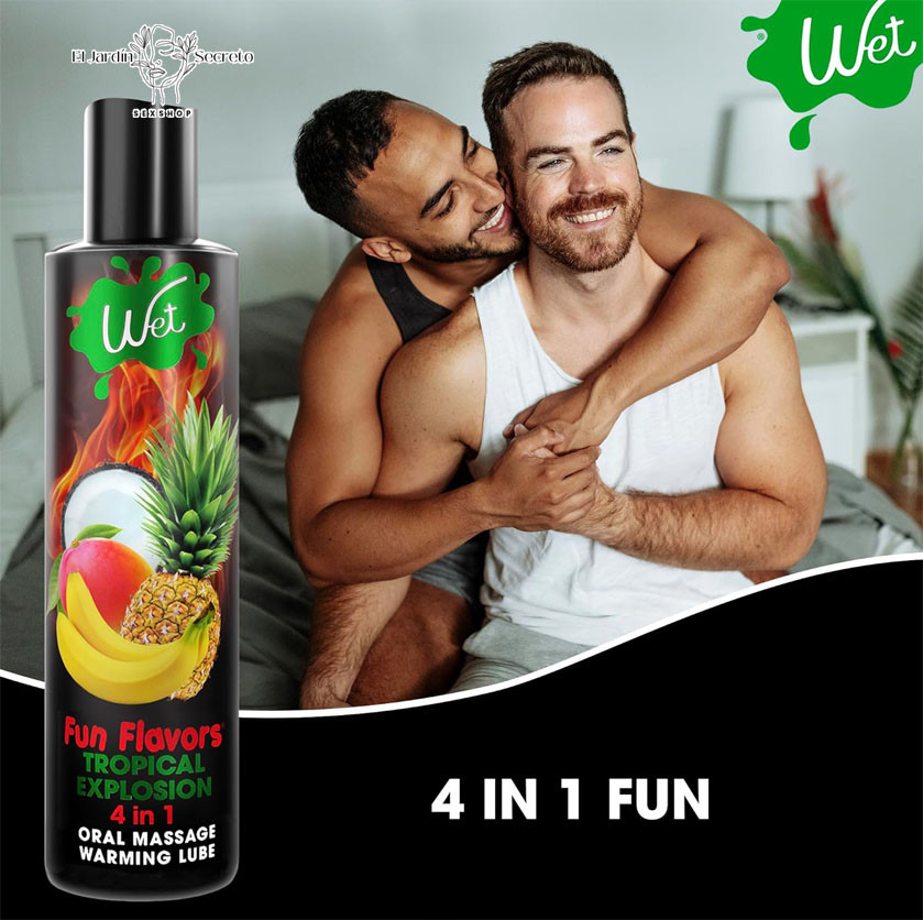 Lubricante Tropical Explosion Fun Flavors Wet 3 Lubricante Tropical Explosion Fun Flavors Wet