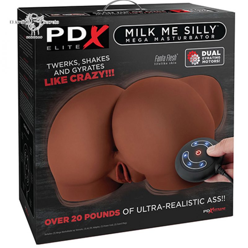 Mega Masturbador para pene Pdx Elite Milk Me Silly Brown