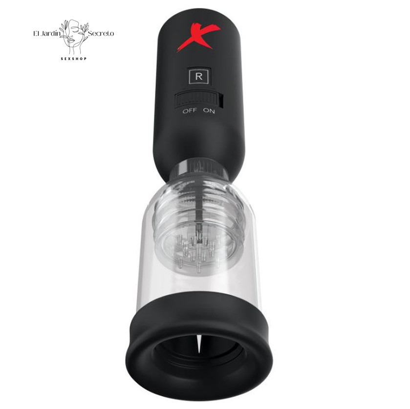 Bomba de Succión con Vibración para pene Tip Teazer Power Pump Pipedream