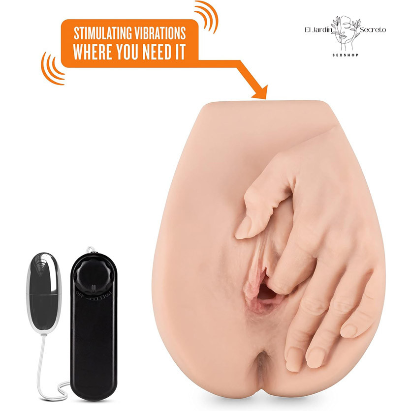 Masturbador para pene entrada anal y vaginal Spread Me Beige Blush