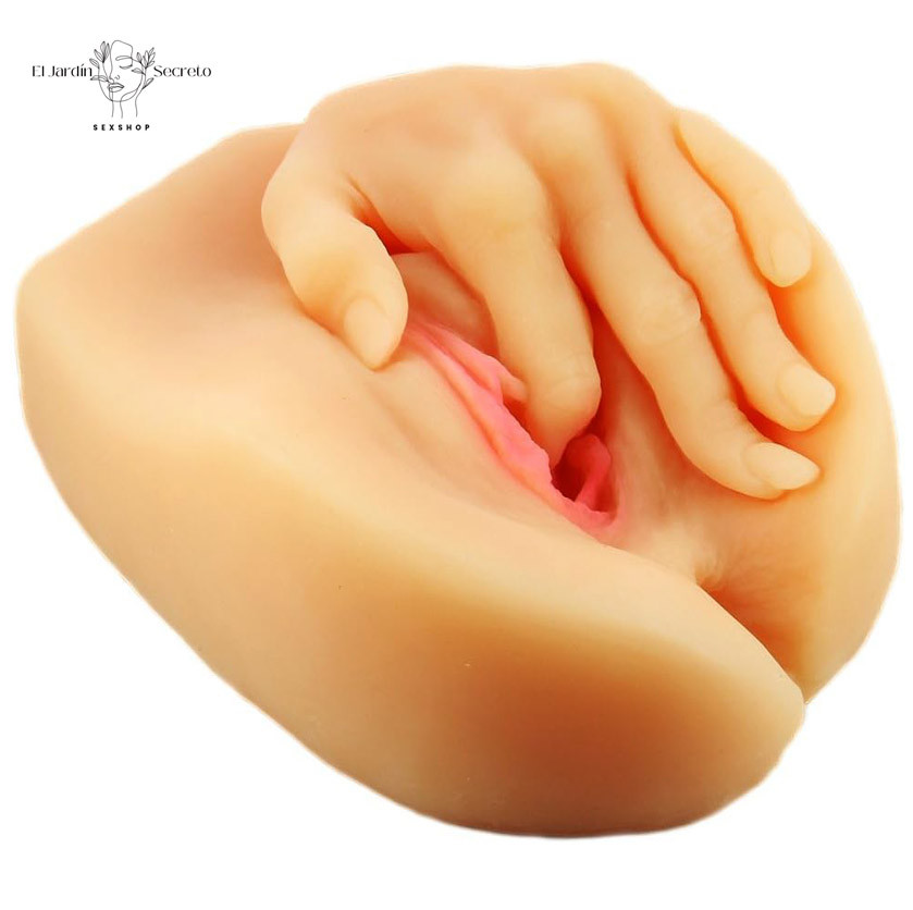 Masturbador para pene entrada anal y vaginal Spread Me Beige Blush