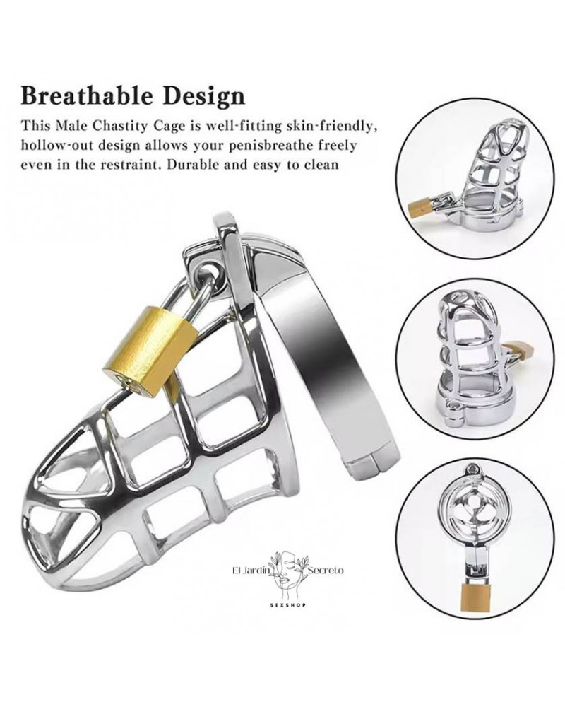 Jaula Para Pene BDSM Metálica 10cm Metal Jaula BDSM 8 jaula para pene bdsm metalica 10cm metal jaula bdsm