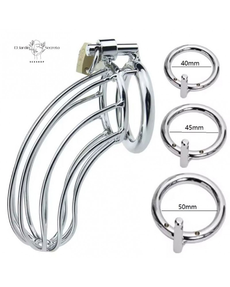 Jaula Para Pene BDSM Metálica 11cm Metal Jaula BDSM 8 jaula para pene bdsm metalica 11cm metal jaula bdsm