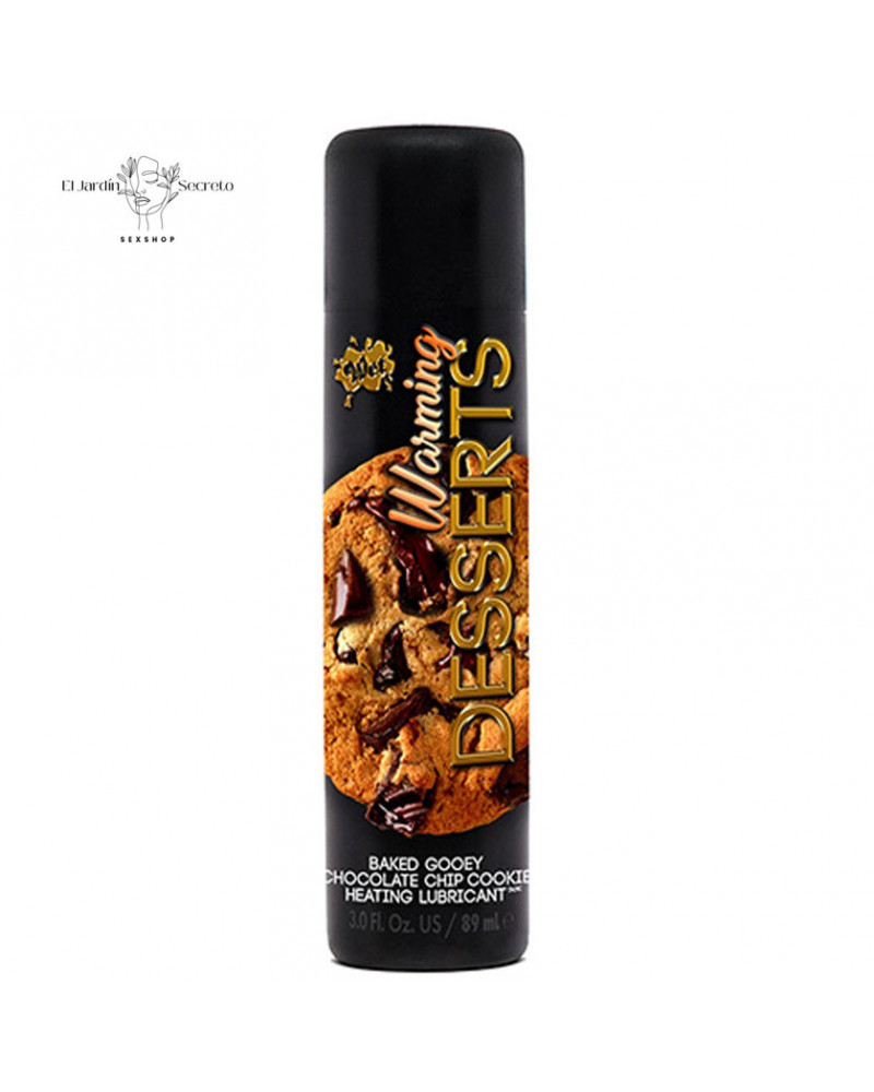 lubricante sexual galleta chispas de chocolate wet warming