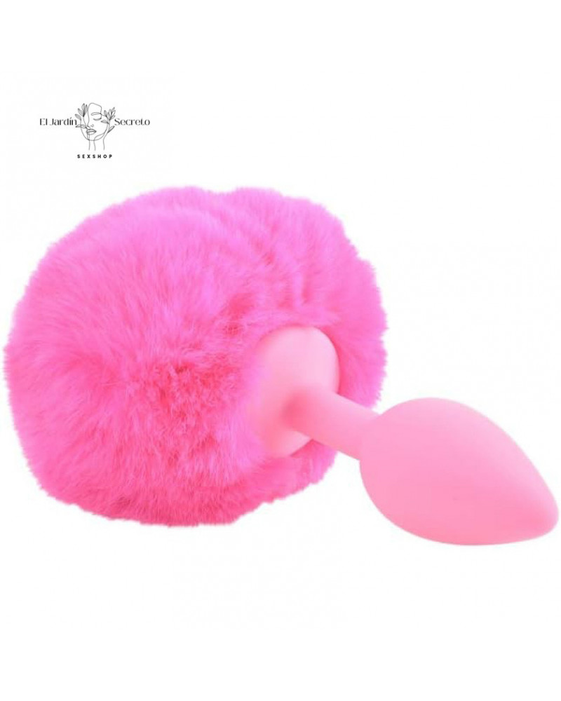 Plug Anal 12 cm colita de conejo Neon Bunny Tail Pink Pipedream 5 plug anal 12 cm colita de conejo neon bunny tail pink pipedream