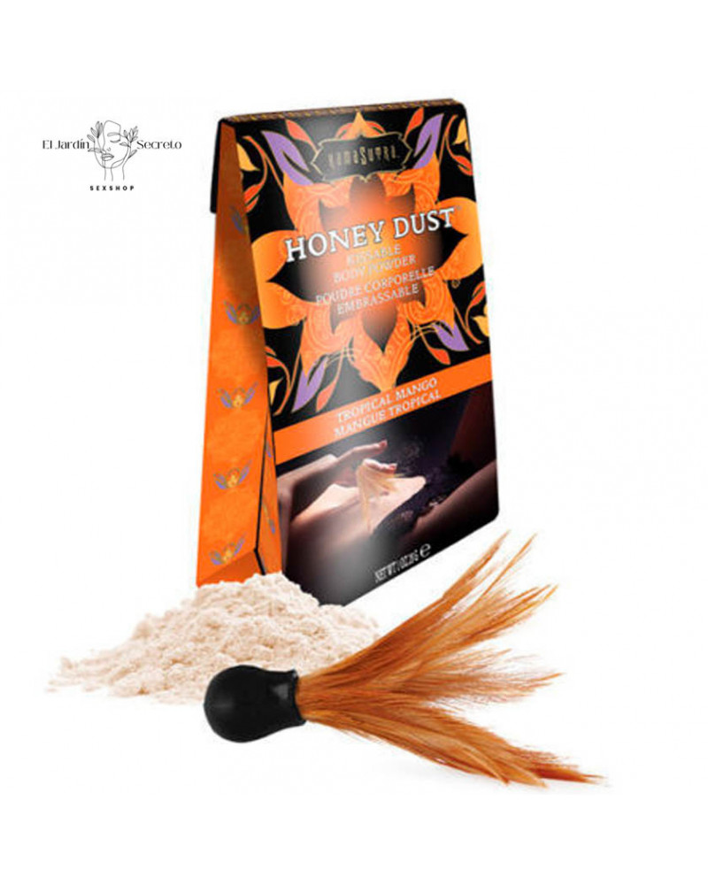 Polvo Corporal Besable Juegos Eróticos Kamasutra Honey Dust Tropical Mango 4 polvo corporal besable juegos eroticos kamasutra honey dust tropical mango