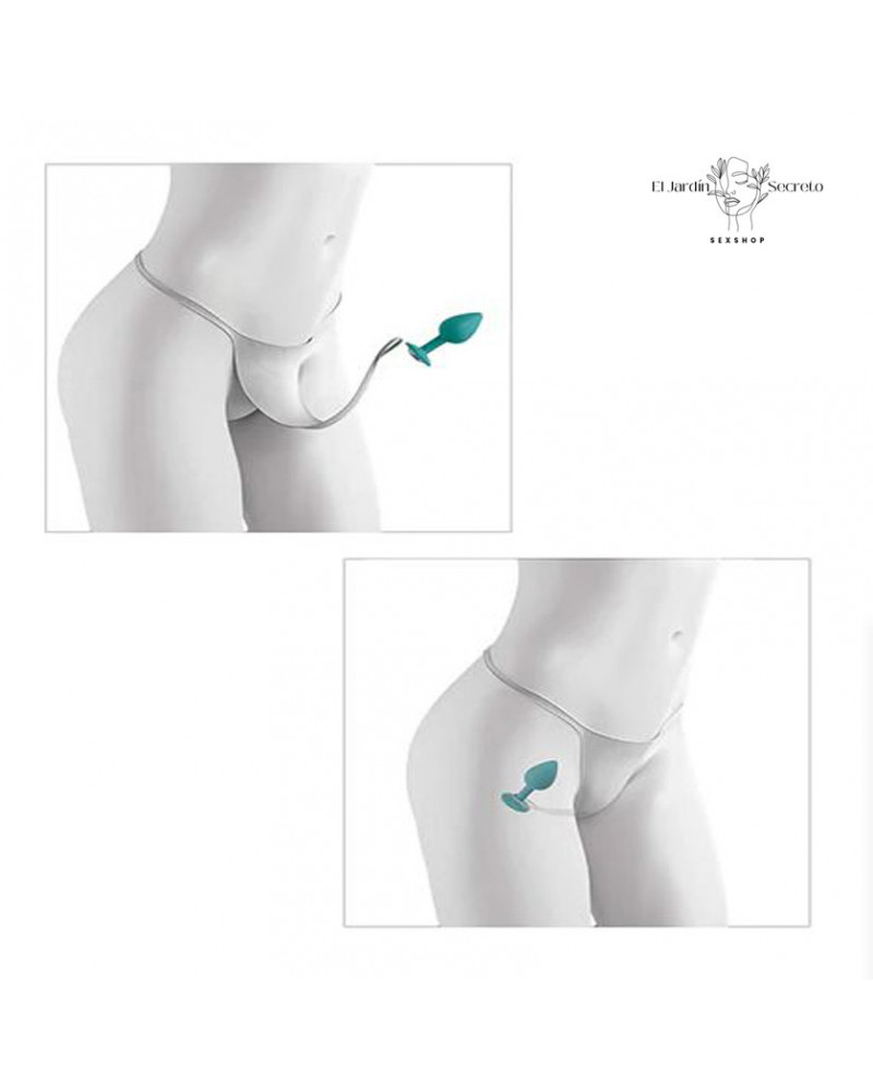 Tanga con Plug Anal Hookup Secret Gem XL-XXL de Pipedream 8 tanga con plug anal hookup secret gem xl xxl de pipedream