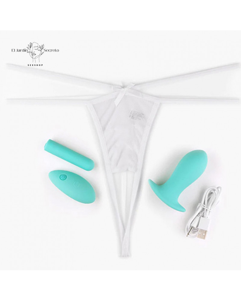 Tanga con Plug Anal Vibración XL - XXL Hookup Remote Bow Tie G String 8 tanga con plug anal vibracion xl xxl hookup remote bow tie g string
