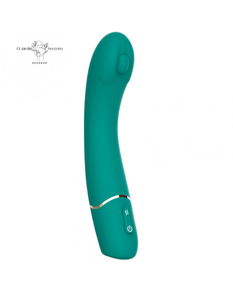 vibrador 20cm punto g 10 vibr dia green nv toys