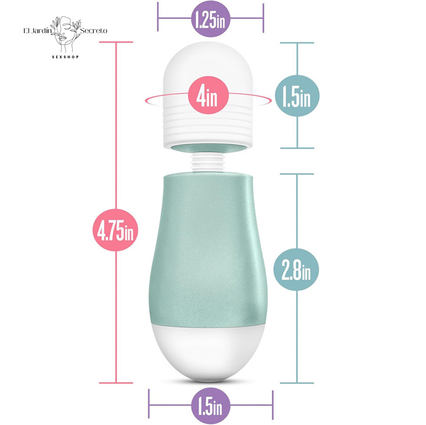 Vibrador 3 Cabezas para Clítoris y pezones Noje Fauna Sage Blush 5 Vibrador 3 Cabezas para Clítoris y pezones Noje Fauna Sage Blush