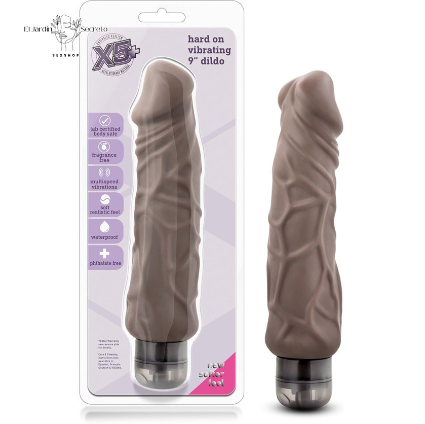 Vibrador 24cm Realista Anal o Vaginal Punto G X5 Hard On Vibrating Brown Blush 1 Vibrador 24cm Realista Anal o Vaginal Punto G X5 Hard On Vibrating Brown Blush