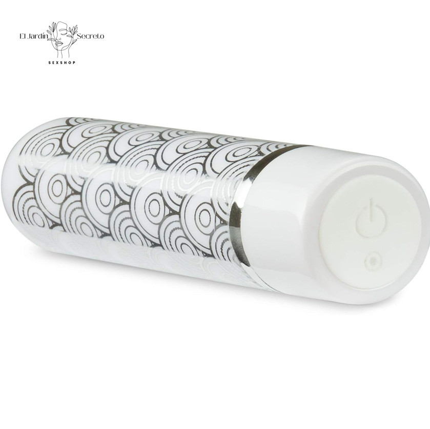 Mini Bala Vibrador 6cm Clítoris Glitzy Halo Silver Blush 4 Mini Bala Vibrador 6cm Clítoris Glitzy Halo Silver Blush