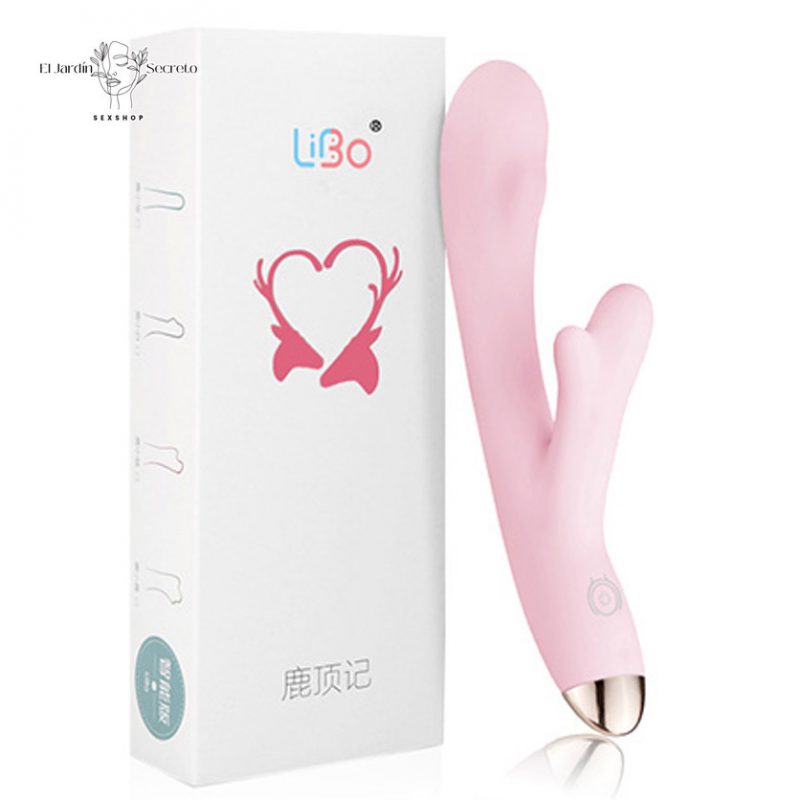 Vibrador 22cm Vibrador Punto G y Clítoris Libo Pink Magic Vibrator B