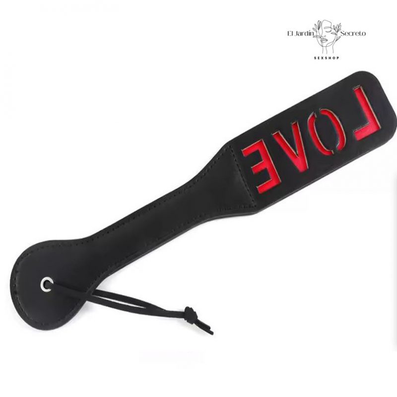 Paleta LOVE Paleta Negra para Nalgadas Spanking BDSM