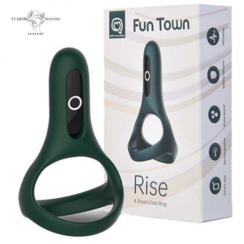 Anillo Para Pene con Vibrador Fun Town Rise Magic Motion