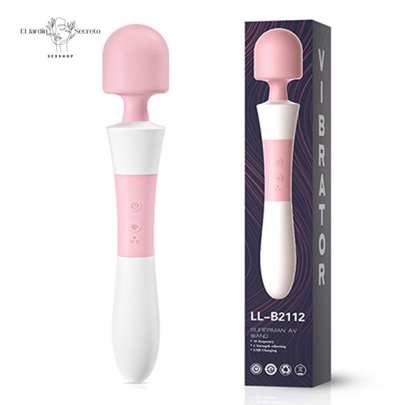 Vibrador 34cm Vibrador Varita Magica Superman AV Wand Pink Lilo