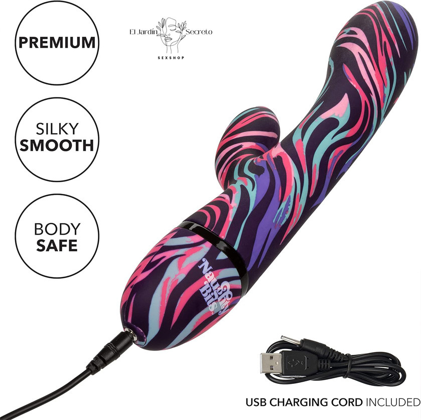 Vibrador Multicolor Para Punto g y Clítoris Ménage à Moi Dual Wand 4 Vibrador Multicolor Para Punto g y Clítoris Ménage à Moi Dual Wand