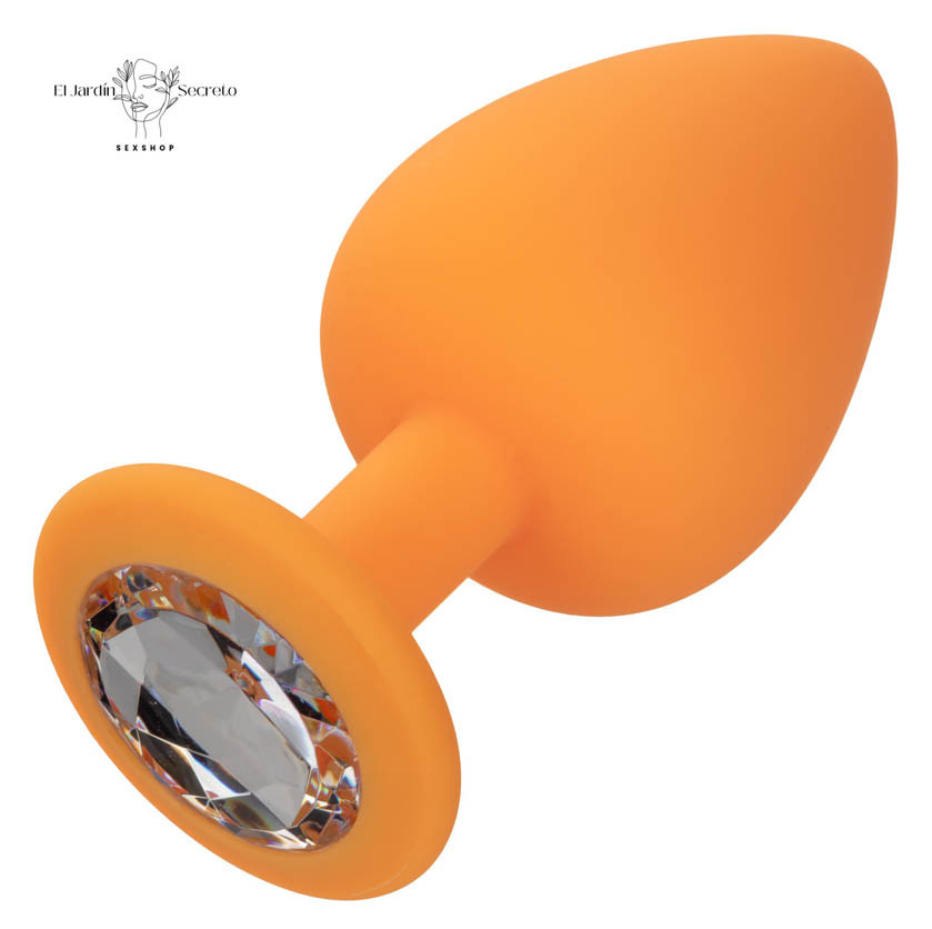 Plug Anal Amarillo Set 3 Plug Sexo Anal Cheeky Gems Orange