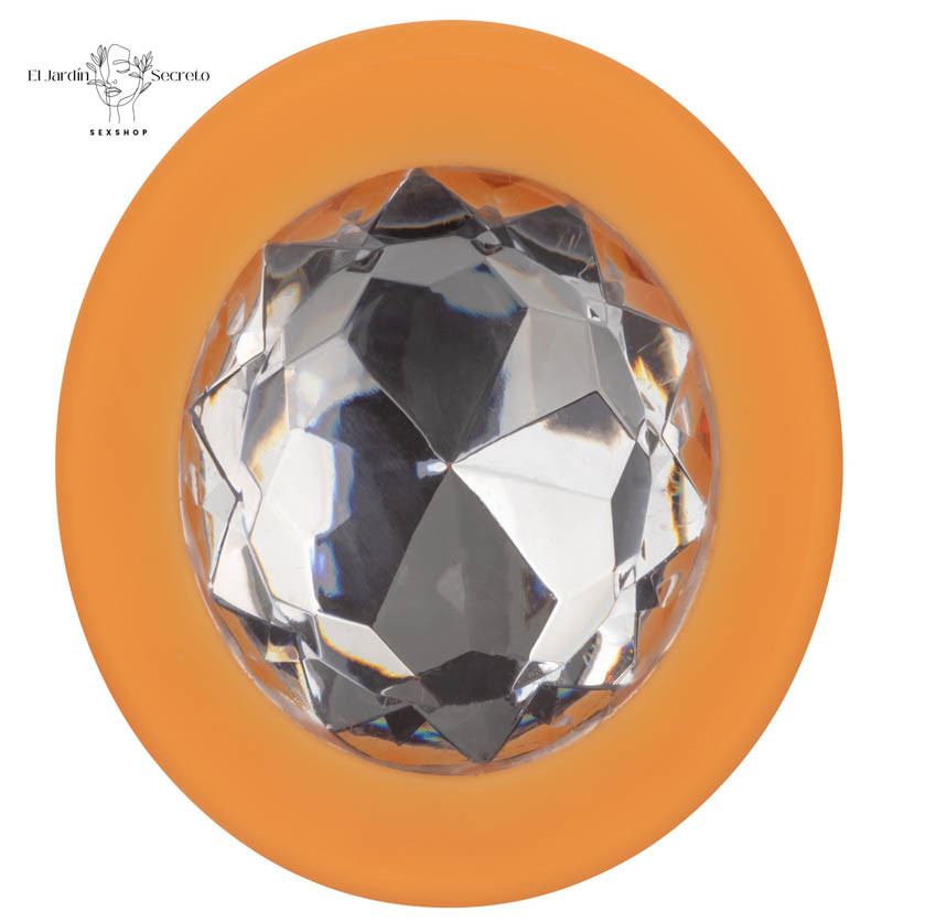 Plug Anal Amarillo Set 3 Plug Sexo Anal Cheeky Gems Orange