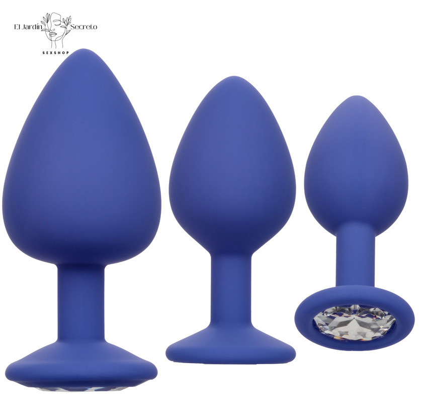 Plug Anal Azul Set 3 Plug Sexo Anal Cheeky Gems Purple 4 Plug Anal Azul Set 3 Plug Sexo Anal Cheeky Gems Purple