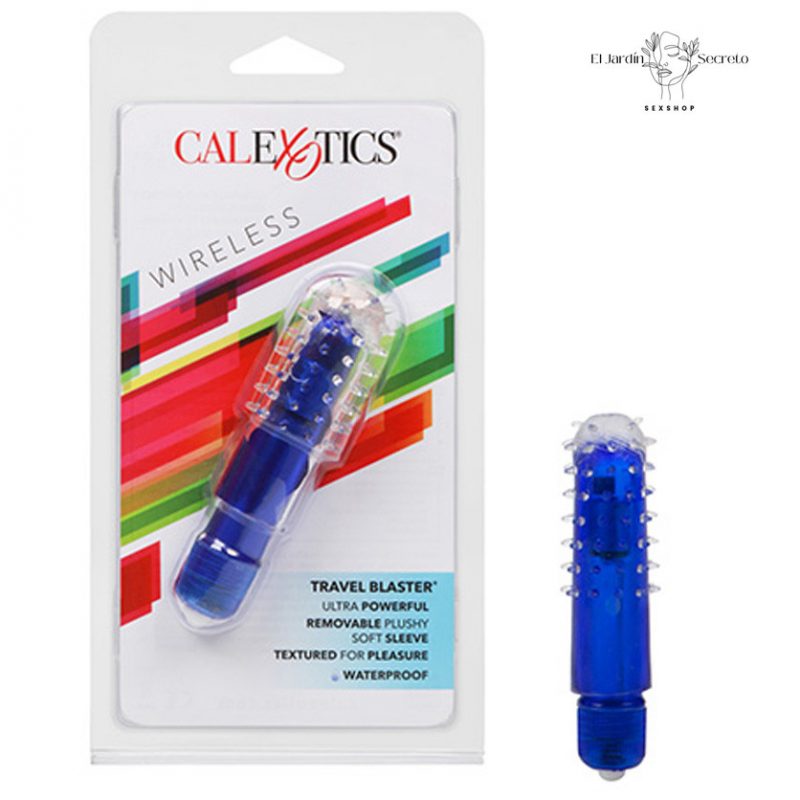 Bala Vibrador Clítoris Color Azul Travel Blaster Calexotics