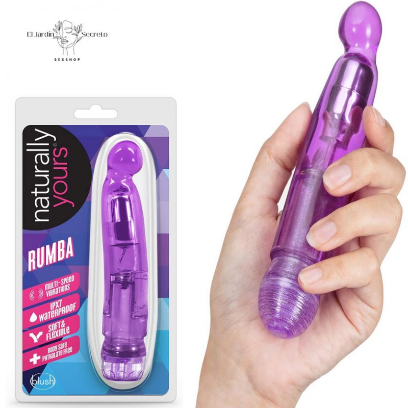 Vibrador 18cm Vaginal Punto G Rumba Purple Blush