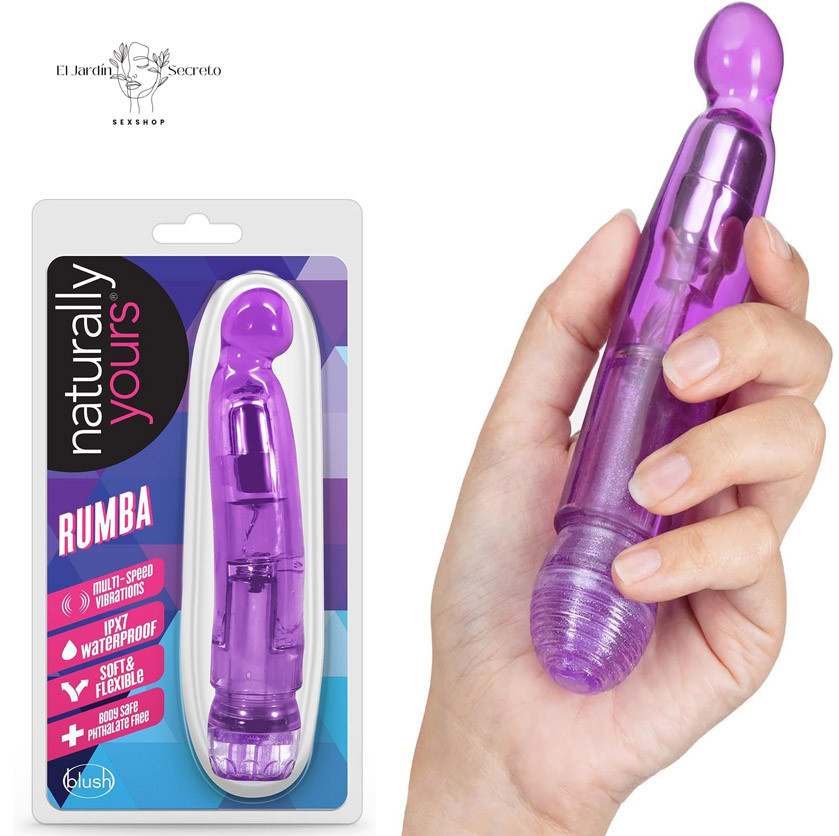 Vibrador 18cm Vaginal Punto G Rumba Purple Blush 1 Vibrador 18cm Vaginal Punto G Rumba Purple Blush