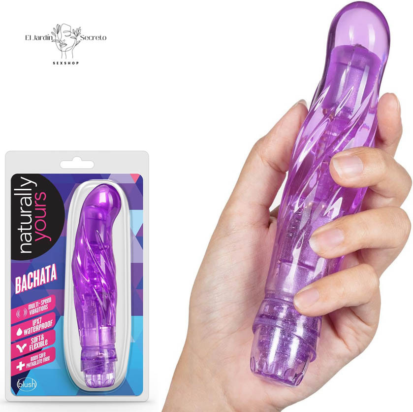 Vibrador 16cm Vaginal Punto G Bachata Purple Blush Novelties 1 Vibrador 16cm Vaginal Punto G Bachata Purple Blush Novelties