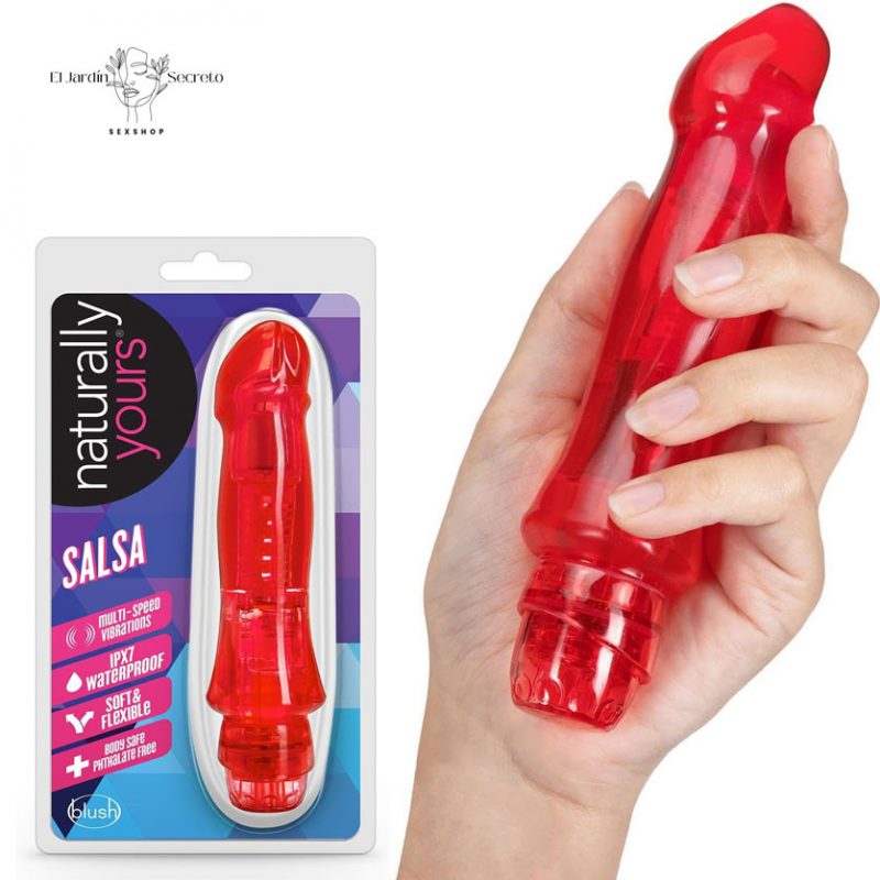 Vibrador 17cm Vaginal Punto G Salsa Red Blush Novelties