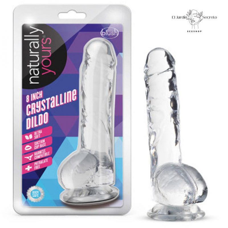 Dildo realista 20cm Sexo anal o vaginal Crystalline Dildo Diamond Blush