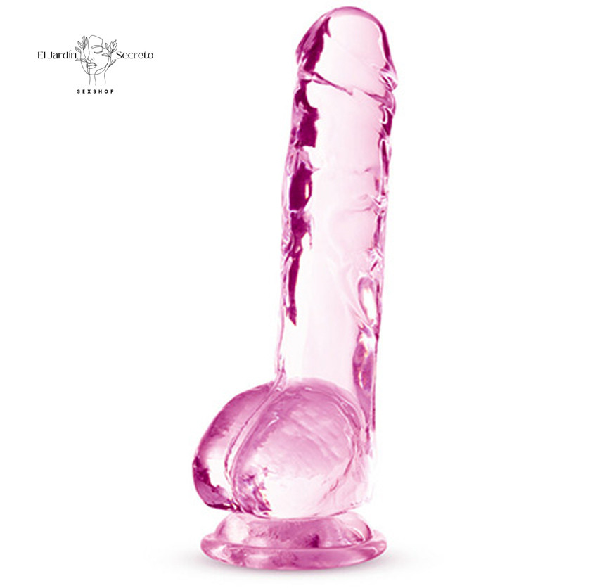 Dildo realista 20cm Sexo anal o vaginal Crystalline Rose Blush 3 Dildo realista 20cm Sexo anal o vaginal Crystalline Rose Blush