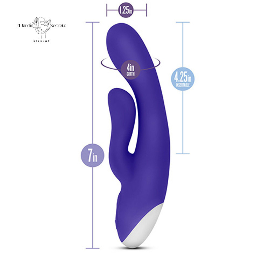 Vibrador 18cm Flexible para Punto G y Clítoris Trix Midnight Blush 5 Vibrador 18cm Flexible para Punto G y Clítoris Trix Midnight Blush