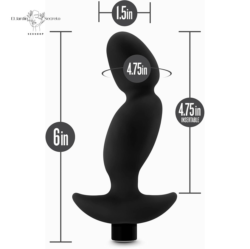 Vibrador Plug Anal 17cm Vibrating Prostate Massager 04 Black Blush 4 Vibrador Plug Anal 17cm Vibrating Prostate Massager 04 Black Blush