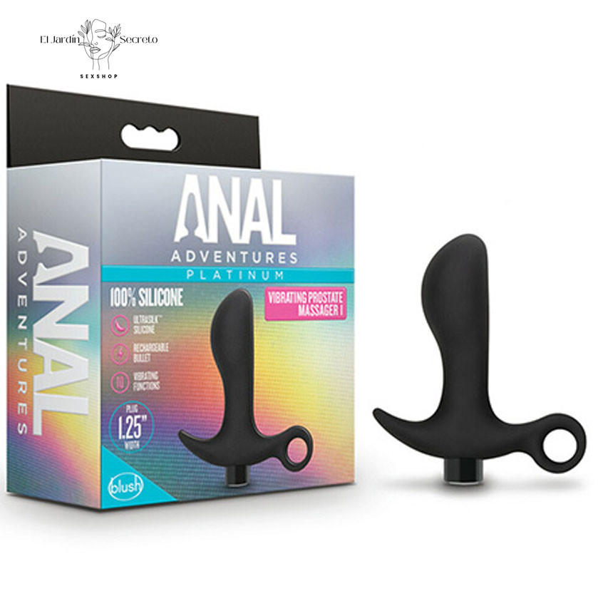 Vibrador Plug Anal 10cm Vibrador Anal Adventures Massager Black Blush 1 Vibrador Plug Anal 10cm Vibrador Anal Adventures Massager Black Blush
