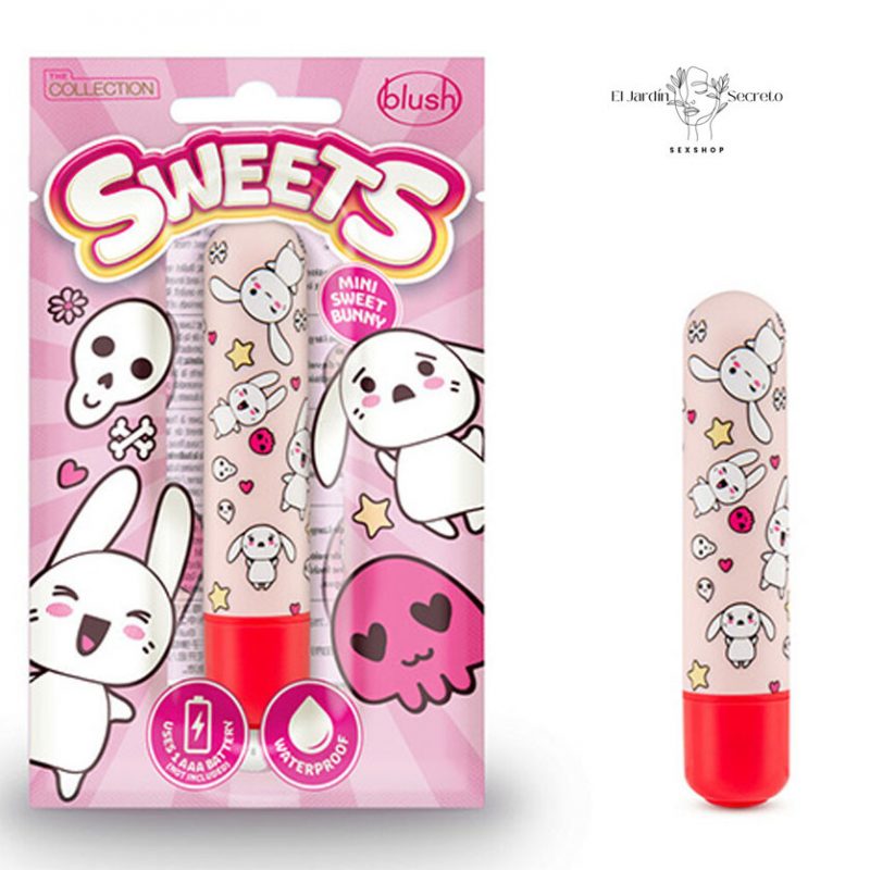 Bala Mini Vibrador 9cm Clitoris Mini Sweet Bunny Red Blush