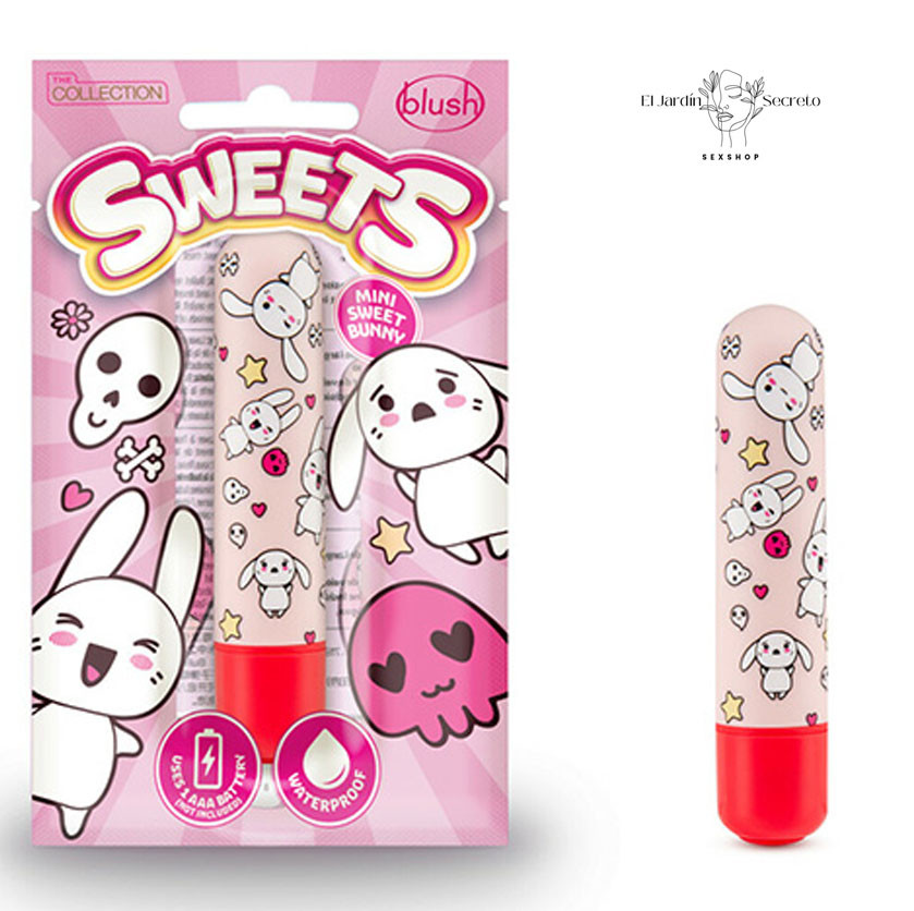 Bala Mini Vibrador 9cm Clitoris Mini Sweet Bunny Red Blush 1 Bala Mini Vibrador 9cm Clitoris Mini Sweet Bunny Red Blush