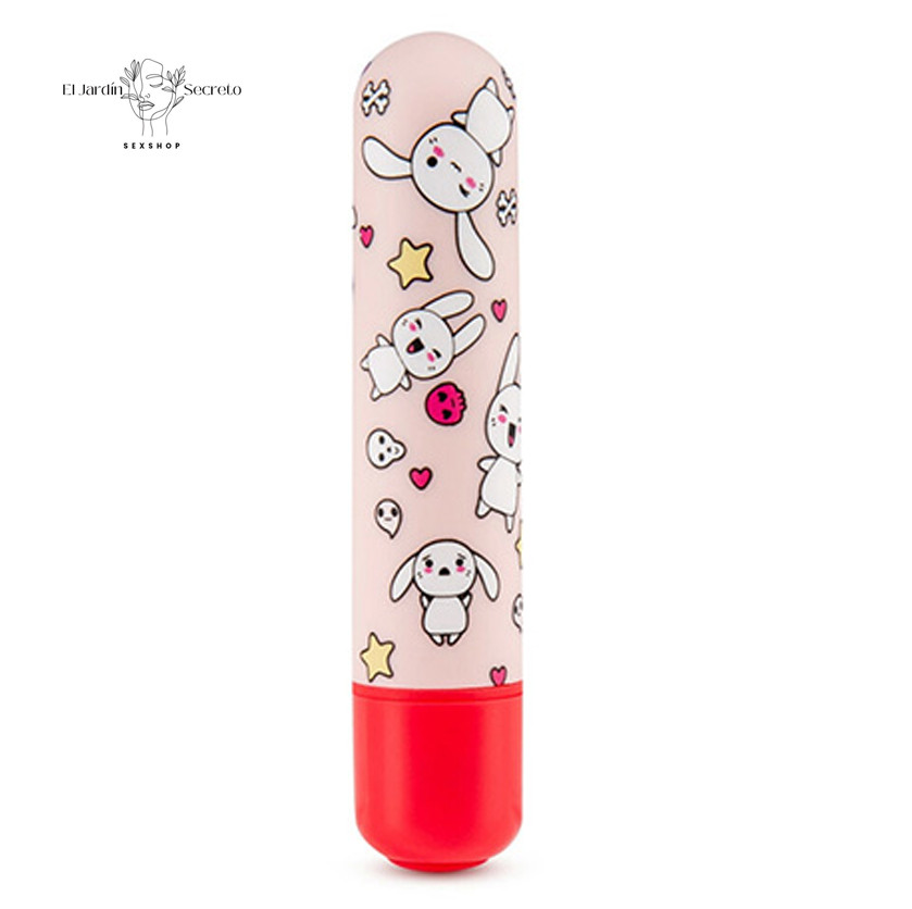 Bala Mini Vibrador 9cm Clitoris Mini Sweet Bunny Red Blush 3 Bala Mini Vibrador 9cm Clitoris Mini Sweet Bunny Red Blush