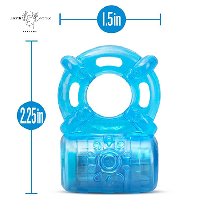 Anillo Para Pene con Vibrador Rechargeable Cock Ring Blue Blush 3 Anillo Para Pene con Vibrador Rechargeable Cock Ring Blue Blush