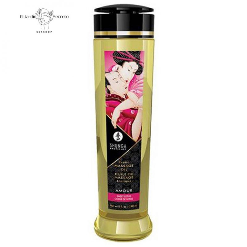 Aceite SHUNGA Erotic Massage Oil Amour Sweet Lotus
