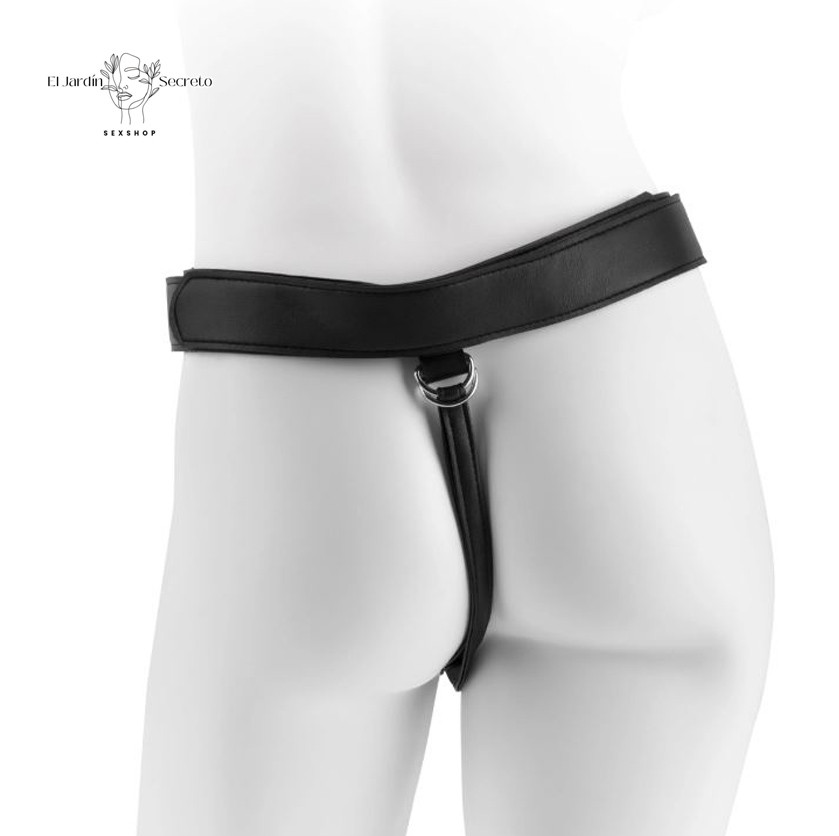Arnés Strap On 18cm Para Dama Doble Dildo Solido Two Cocks One Hole 4 Arnés Strap On 18cm Para Dama Doble Dildo Solido Two Cocks One Hole