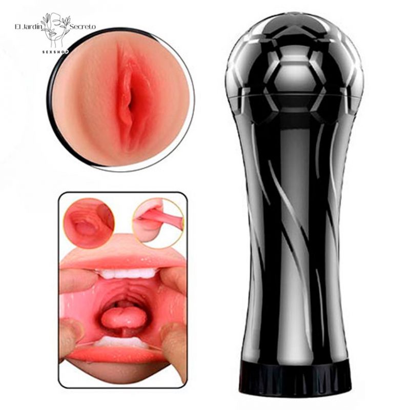 Copa Masturbador para pene forma Vagina y Boca Sexo Vaginal y Oral