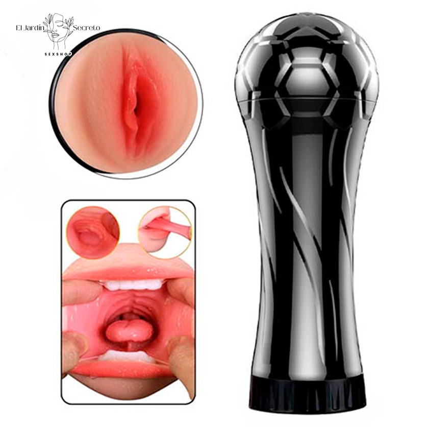 Copa Masturbador para pene forma Vagina y Boca Sexo Vaginal y Oral 1 Copa Masturbador para pene forma Vagina y Boca Sexo Vaginal y Oral