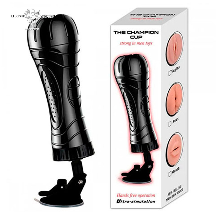 Masturbador realista para pene forma Vagina Hands Free The Champion 3 Masturbador realista para pene forma Vagina Hands Free The Champion