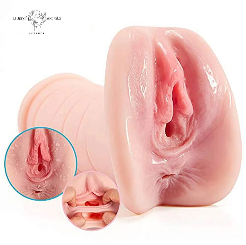 Doble Masturbador para pene forma Vagina y Ano Realistic Masturbator 6 Doble Masturbador para pene forma Vagina y Ano Realistic Masturbator